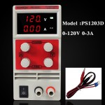 Adjustable DC Power Supply,laboratory Power Supply Digital Variable power supply 120V3A PS1203D