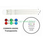 5mm full-color LED RGB red/green/blue common Anode and Cathode