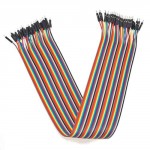 10шт. 40см 2.54 мм Dupont цветной ленточный кабель перемычка джемпер для макетной платы Ардуино