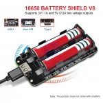 2*18650 Lithium Battery Shield V8 5V 2.2A Power Bank Battery Charging Module