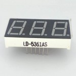 0.56 inch 3 digit Red Led display 7 segment Common Cathode LD5361AS