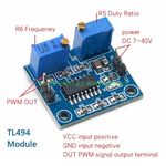 TL494 and SG3525 PWM Controller Module Adjustable Frequency and Duty Ratio