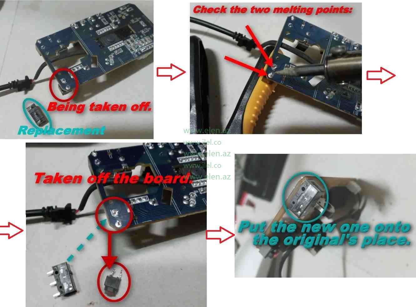  Kailh Micro Switch 80M life for Gaming Mouse