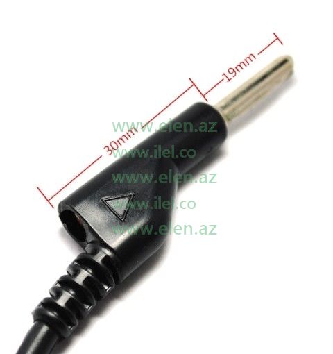 Double head banana plug turn alligator clamp 1500V 10A Test wire dimensions