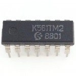 К561ТМ2 2-Stage (Master-slave) D-flip-flop Dip-14